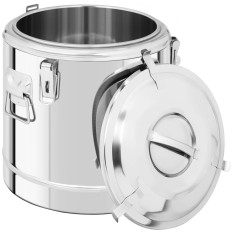 Catering thermos for transporting steel food 22l