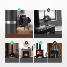 Ventilateur magnétique Magnetic Drockars HL-600E4 4 Blade pour le four