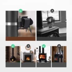 Ventilador magnético DRCOKARS HL-600E4 4 HOJA PARA EL HORNIO