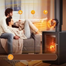 Magnetni ventilator magnetni drkokar HL-600E4 4-rezilo za peč