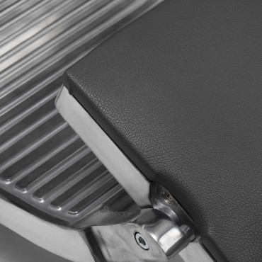 Hair System Barbierstuhl BM88066 Grau — Detailaufnahme Sitz
