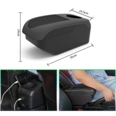 Použité lakťovú opierku s rukoväťou pre VW UP SKODA 2013-2023 Black Gaff