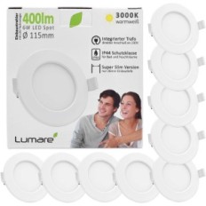LUDIBLE LUDIBLE LUMINY 6W IP44 3000K BLANCO SET 9 PCS.