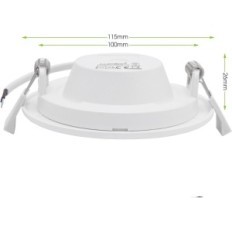 LED reflektor beállítható Lumare 6W IP44 3000K fehér készlet 9 db.