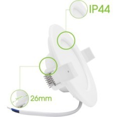 LED HEARLAMP LUMINY 6W IP44 3000K Bianco Set 9 pezzi.