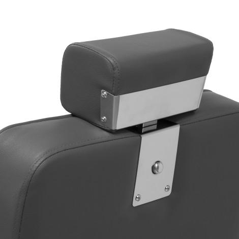 Barberski stol Hair System BM88066 siv — povečava glave