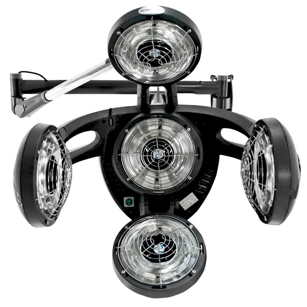 Gabbiano wall-mounted infrazone GD-505W black — front view