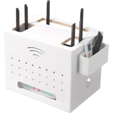 Ügy router és Catekro modem fehér kábel menedzsment