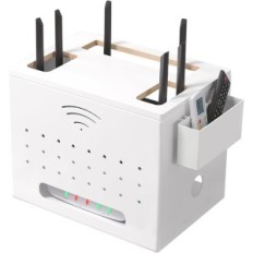 Ügy router és Catekro modem fehér kábel menedzsment