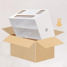 Router box a Catekro modem s White Cables Management