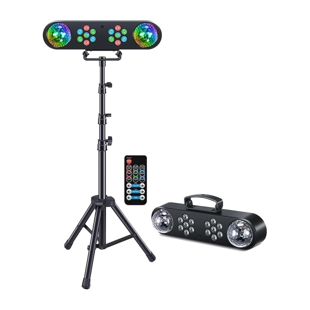 DJ-lamp met een kruis-eyed tripod zq05156 bol disco afstandsbediening lichteffect