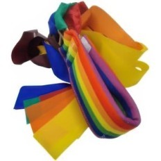 Drapeau sur le poignet pour la chorégraphie et les événements Toqui toqui 10 pièces