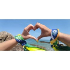 Flagga på handleden för koreografi och händelser Toqui Toqui 10 stycken