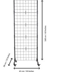 Lietota Stand Mesh Odoxia Metal Mobile veikals