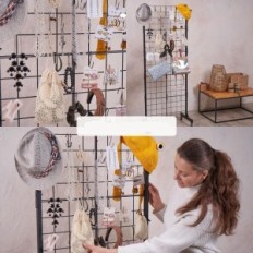 Brukt Stand Mesh Odoxia Metal Mobile Shop