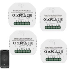 WiFi moodul rulli 2.4 GHz MS-108 Alex / Google Home Timer Tuya 4 tk.