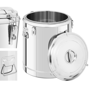 Catering térmica para transportar a comida de aço 80l