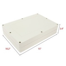Električni ohišje ABS SourcingMap 38x26x8,5 cm Univerzalni primer