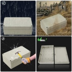 Električni ohišje ABS SourcingMap 38x26x8,5 cm Univerzalni primer