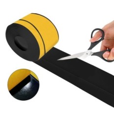 PVC PVC-mes 80mm x 20 mm x 24 m elastisch zelfklevend