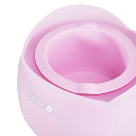 iWax Flower ohrievač vosku ružový — pohľad zhora