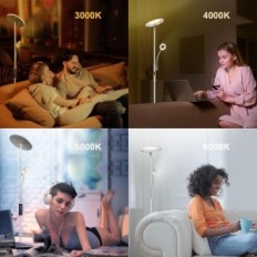 Se utiliza 35W Modlicht MF18805 4200LM Lámpara de pie LED con un vidrio