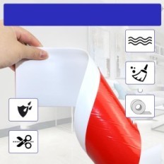 Minkštas PVC LSGCQ savaime lipnus plotis 10 cm iki sienos 10x18m