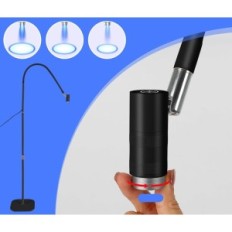 Epätäydellinen UV-lamppu 6W-silmäripsille joustavilla jalkakytkimellä ja säätöllä