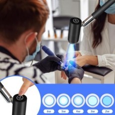 Incomplete UV lamp for 6W eyelashes with flexible with foot switch and adjustment