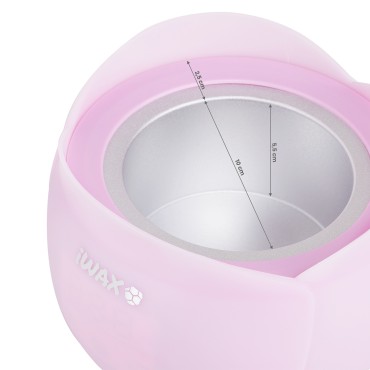 iWax Flower ohrievač vosku ružový — pohľad zhora