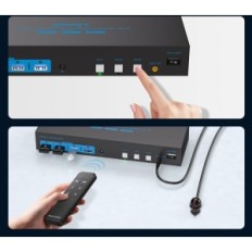 Usato Kvm Switch USB 3.0 HDMI + DisplayPort 3 PC 4 USB CmStedCD VP-SW331