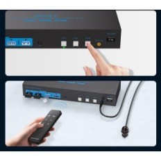 Rabljen KVM stikalo USB 3.0 HDMI + DisplayPort 3 PC 4 USB CMSTEDCD VP-SW331