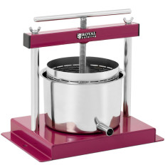 Premere. Succo di trattamento del vino. Acciaio inossidabile fatto a mano. 3l