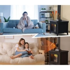 Fan de la chimenea magnética sin corriente los tres mosqueteros HL-600E2 tranquilo