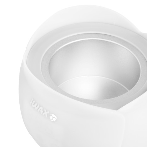 iWax Flower waxverwarmer wit — detail oppervlak