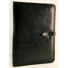 Used A4 Leather Folder NODO with a clip