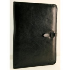 Used A4 Leather Folder NODO with a clip