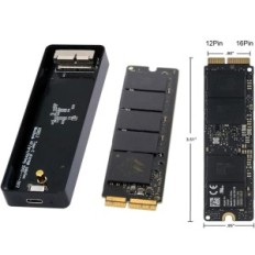 Usado SSD Macbook Air / Pro 2013-2016 Chenyang USB 3.0 Adaptador 16 + 12 Pin
