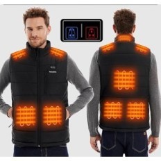 Gilet di riscaldamento Tostino da uomo con batteria 7.4v 16000mAh 8 zone Dimensione m