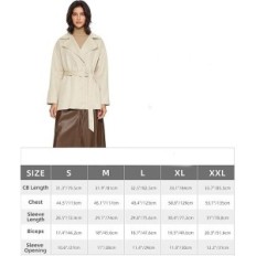 Lady's Jas Oolay van Eco-Struik Lichte Trench met Riem L