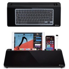 Glass Varhomax deskboard with black organizer