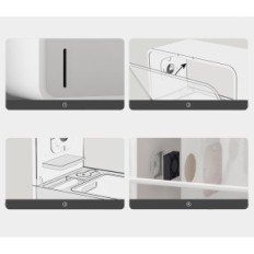 Begagnad växtlåda för svamp med LED- och fuktkontroll Transparent Container SCE-001