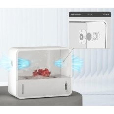 Begagnad växtlåda för svamp med LED- och fuktkontroll Transparent Container SCE-001