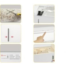 Kasutatud Growbox Seened LED-i ja niiskuse reguleerimisega läbipaistev konteiner SCE-001