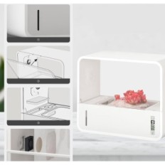 Used GrowBox for Mushrooms with LED and humidity control Transparent container SCE-001