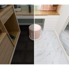 Põranda kleebised 30x30cm Veelike isekleepuvad plaadid marble 24 tk