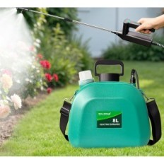 Pulverizador eléctrico usado para plantas SYLSTAR 8L con 4 boquillas USB ajustables