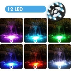 UŻYWANE Filtr do oczka wodnego z pompą 2500 L/h Biling RGB LED zestaw