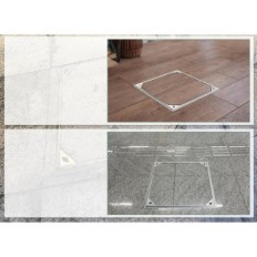 Aluminiumluke-Abdeckung 30x30 cm neato en124 A15-Quadrat