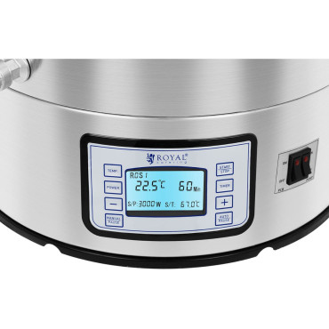 Bully alaus grybai alaus gamybai Nerūdijančio plieno 2500W LCD 60L